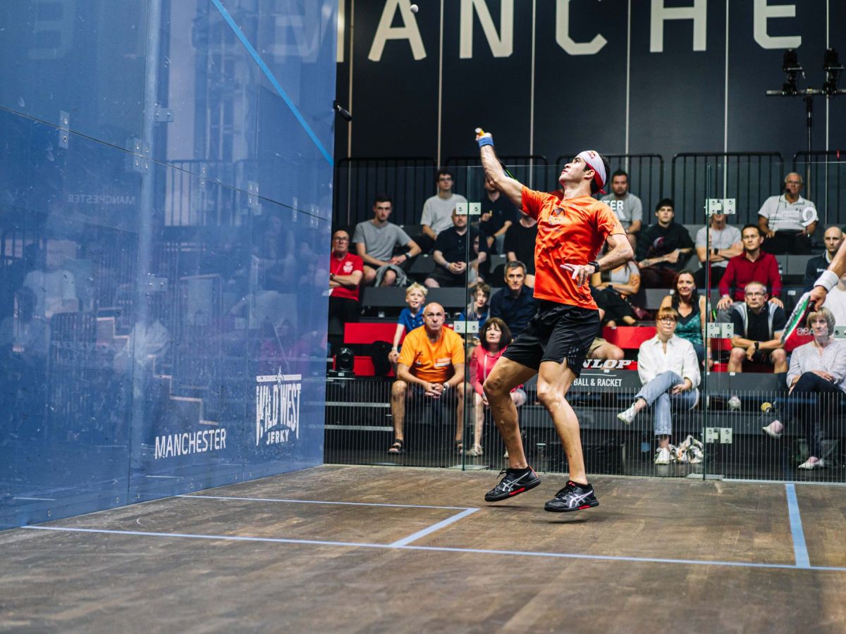 Squash: Diego Elías clasificó a la final del Abierto de Manchester