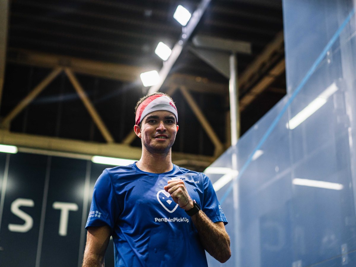Squash: Diego Elías se quedó en los cuartos de final del Abierto británico